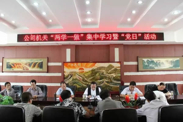 隴運集團公司組織開展“兩學一